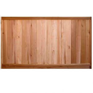 Cedar Fence Panel - Solid