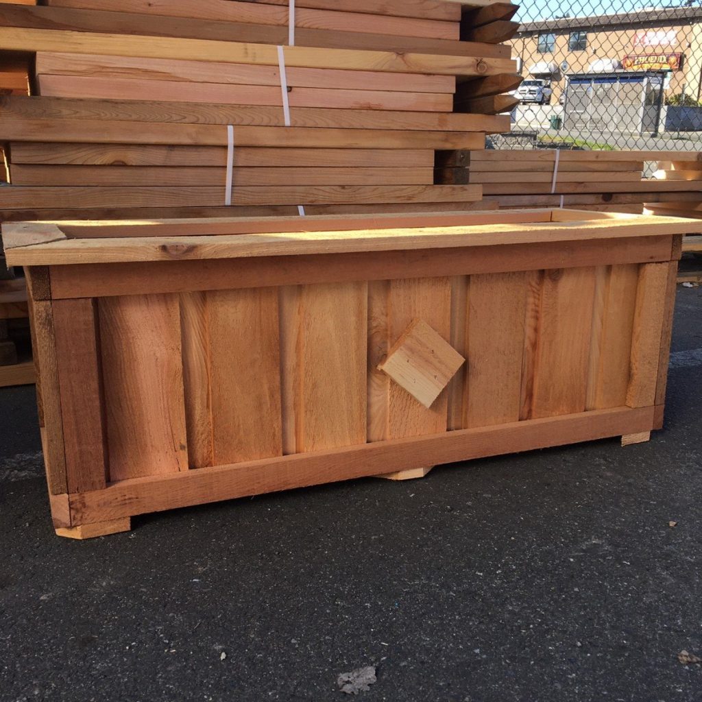 Cedar Planter Box 12 x 48 x 12 Lumberworld