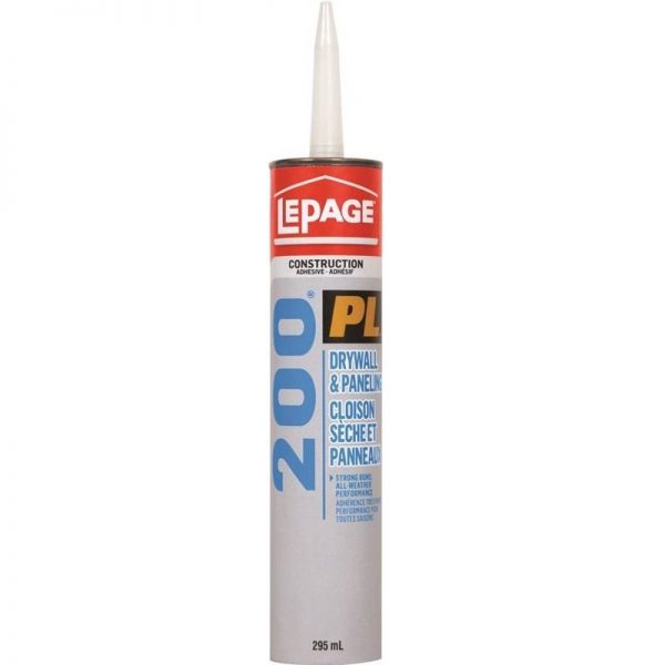 LePage PL200 Drywall & Panelling Construction Adhesive 300mL