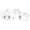 Pfister Karci 2-Handle 4" Centreset Bathroom Faucet - Image 2