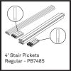 Vista Railing Stair Picket Package 4' (10 pack)