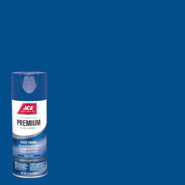 Ace Premium Spray Paint Gloss Royal Blue - Image 2