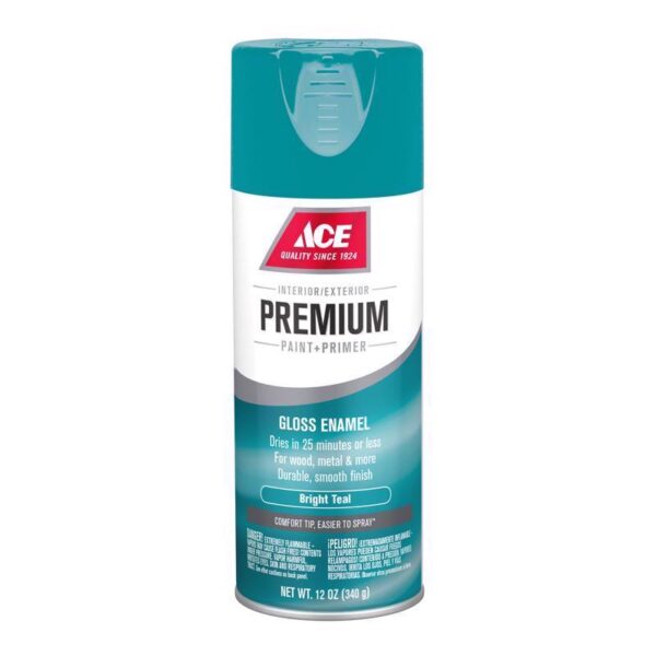 Ace Premium Spray Paint Gloss Bright Teal