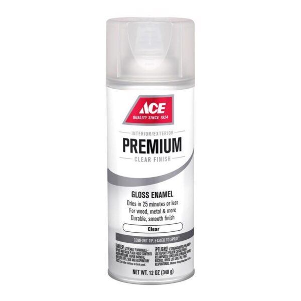 Ace Premium Spray Paint Gloss Clear