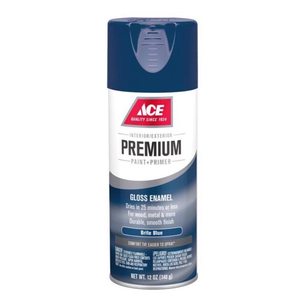 Ace Premium Spray Paint Gloss Brite Blue