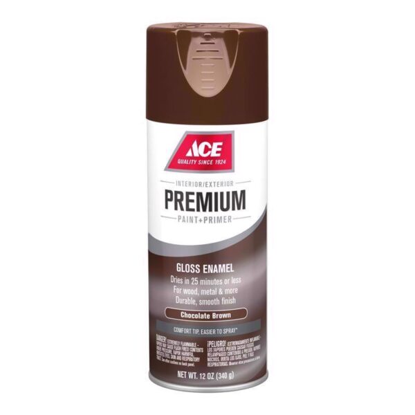 Ace Premium Spray Paint Gloss Chocolate Brown