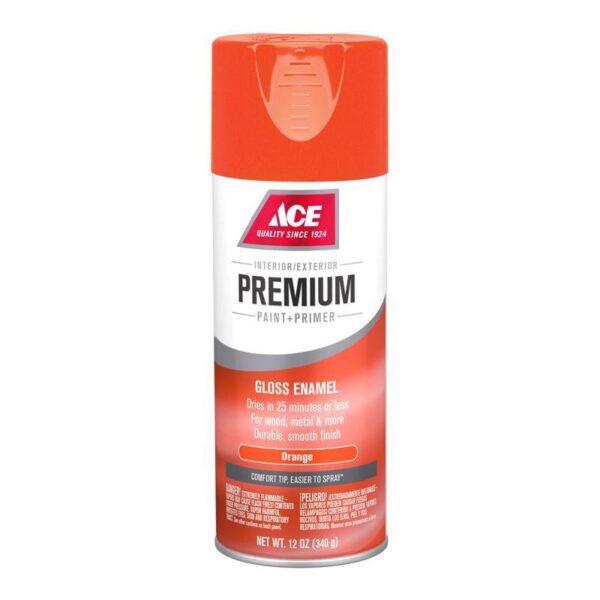 Ace Premium Spray Paint Gloss Orange