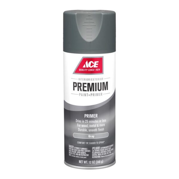 Ace Premium Spray Paint Grey Primer