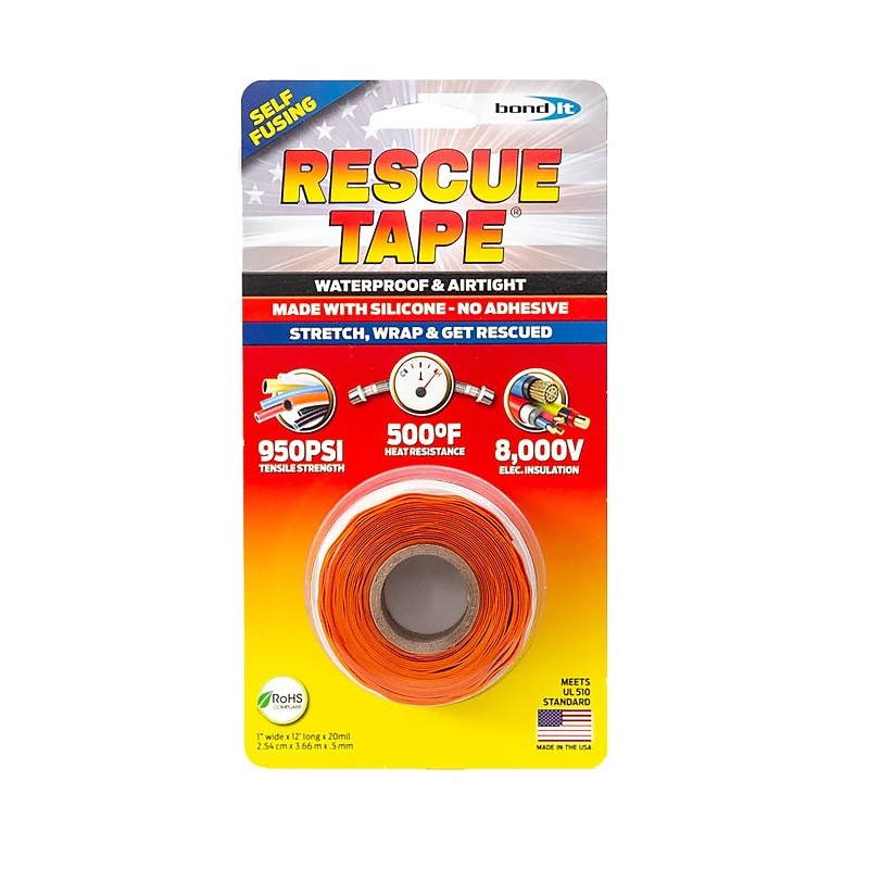 Rescue Tape Orange 1"x 12'