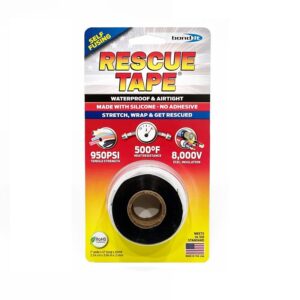 Rescue Tape Black 1"x 12'