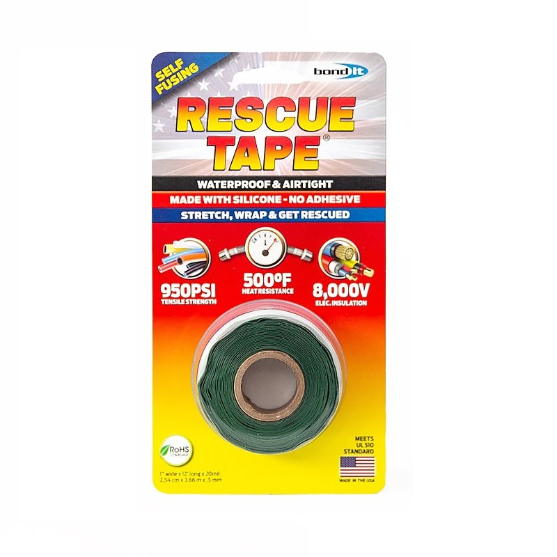 Rescue Tape Green 1"x 12'